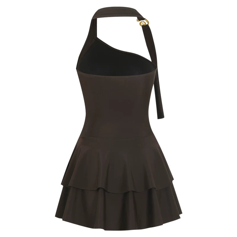 Cabana Halter Swim Dress