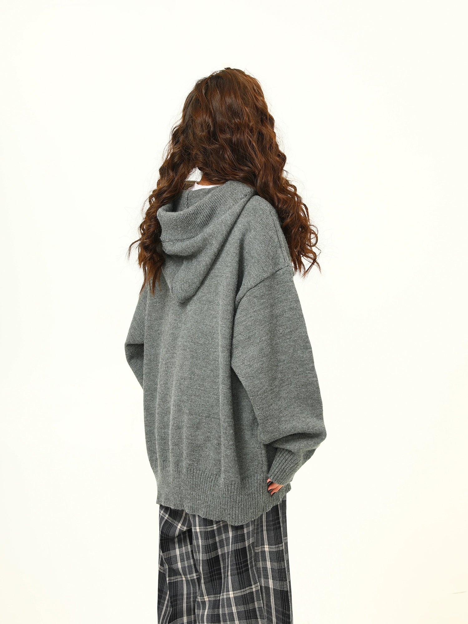 Cozy Knit Hoodie Pullover Sweater
