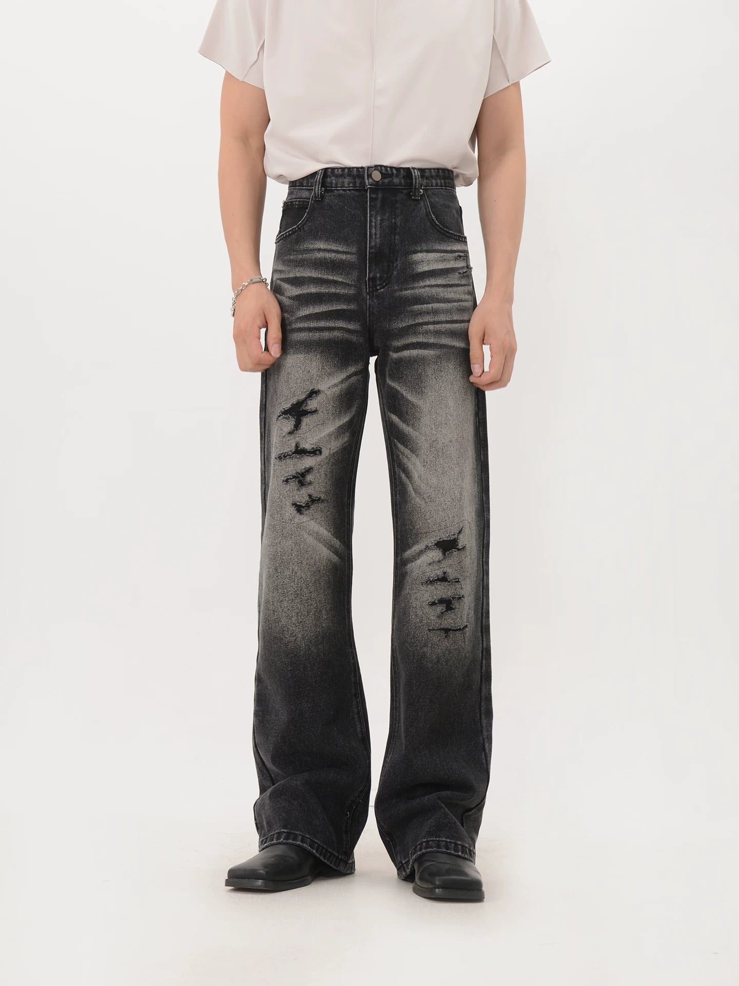 Faded Rift Wide Denim