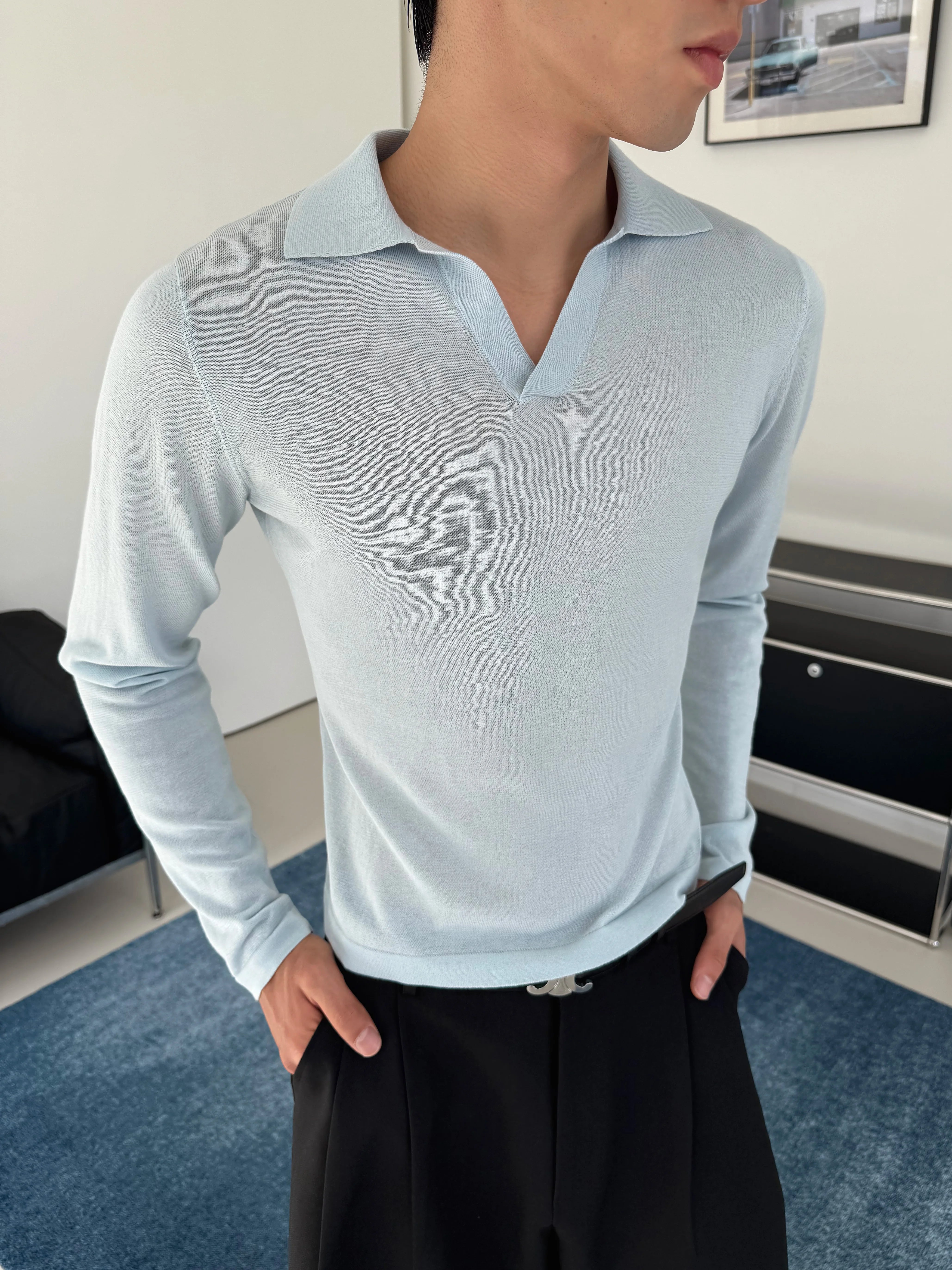 Grove Knit Polo Top