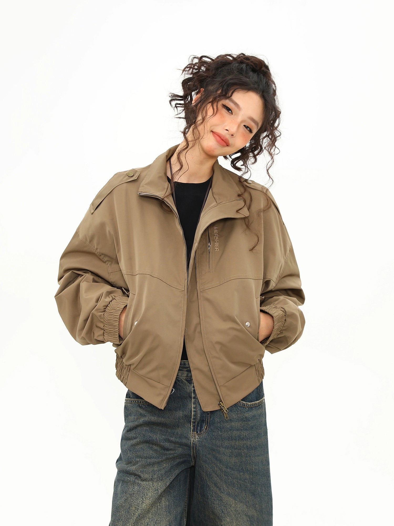 Sahara Scout Cropped Utility Jacket