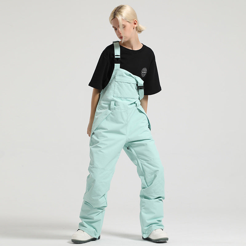 FrostPop Colorblock Bib Snow Pants