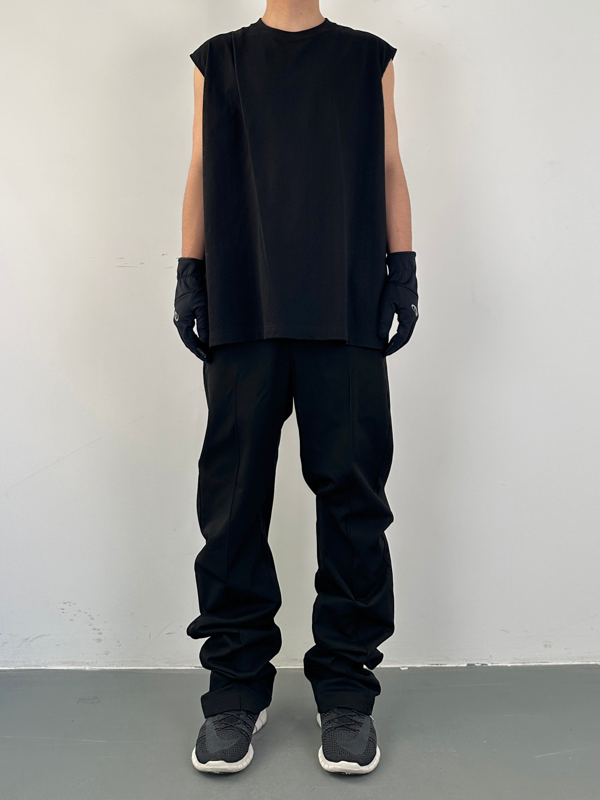 Wrinkle-Resistant Straight-Leg Trousers