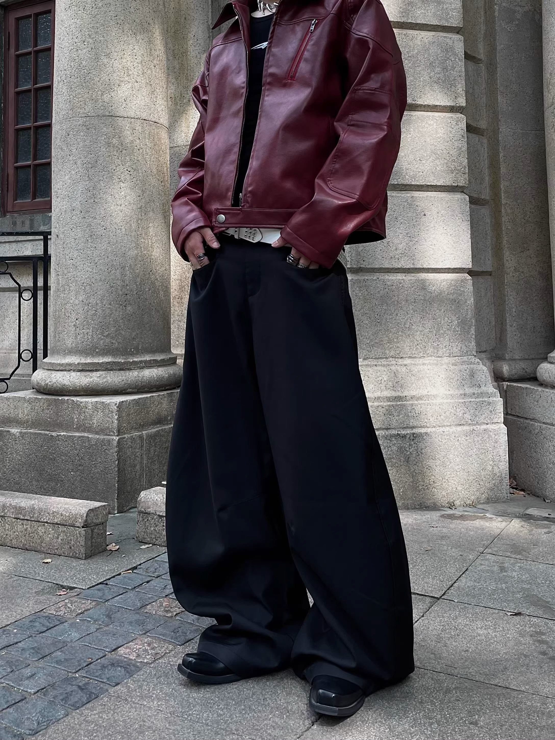 Shadow Flow Wide Leg Pants