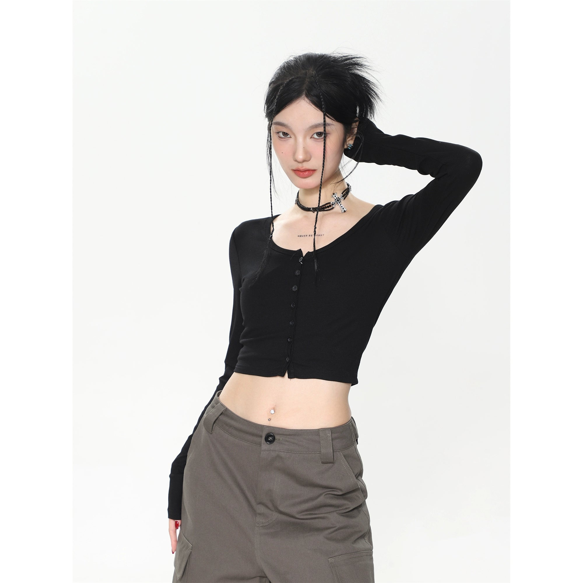 Ein-Bastel-Taste-T-Shirt Long Sleeve