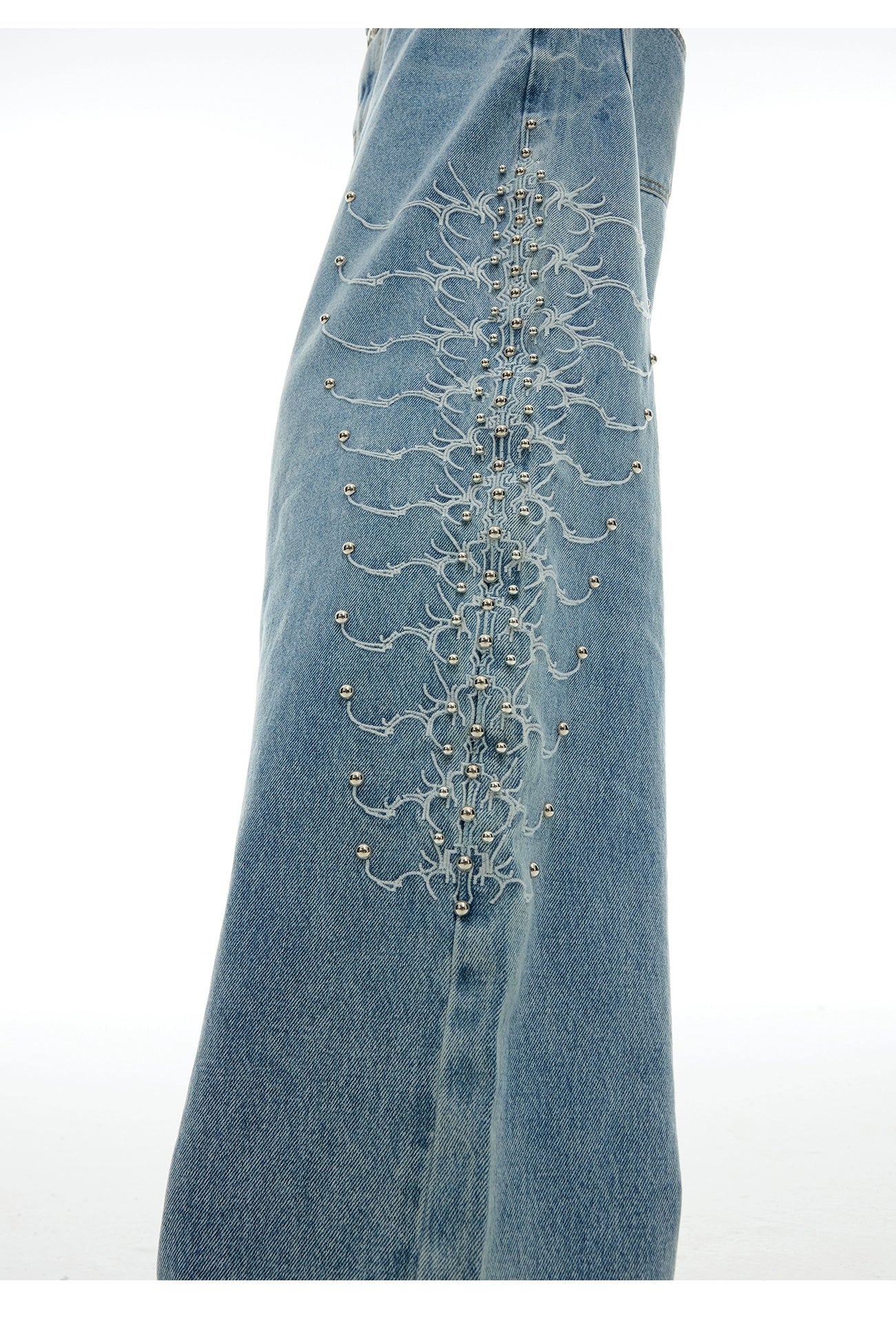 Wide-Leg Baggy Denim Jeans