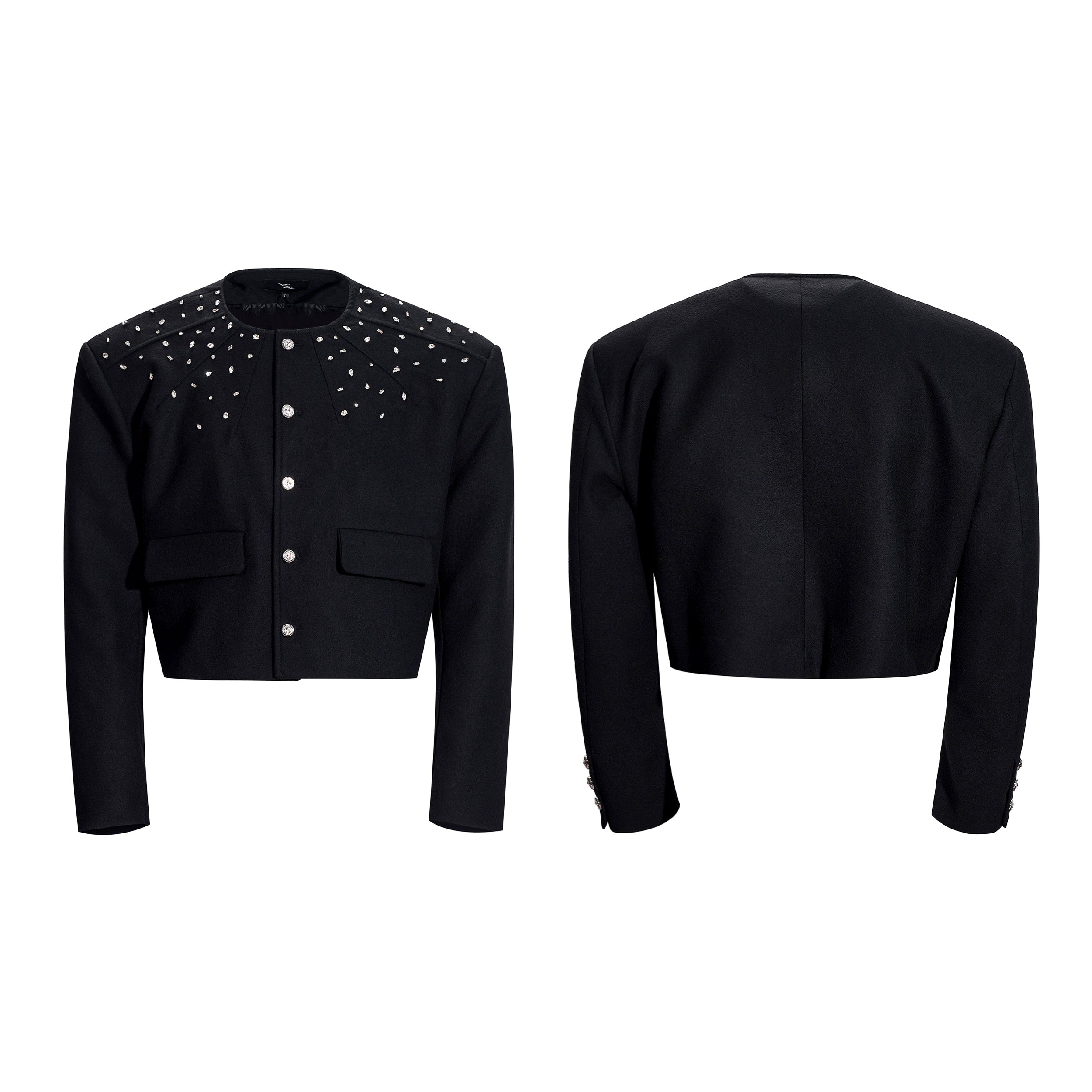 Starfall Eclipse Studded Cropped Jacket
