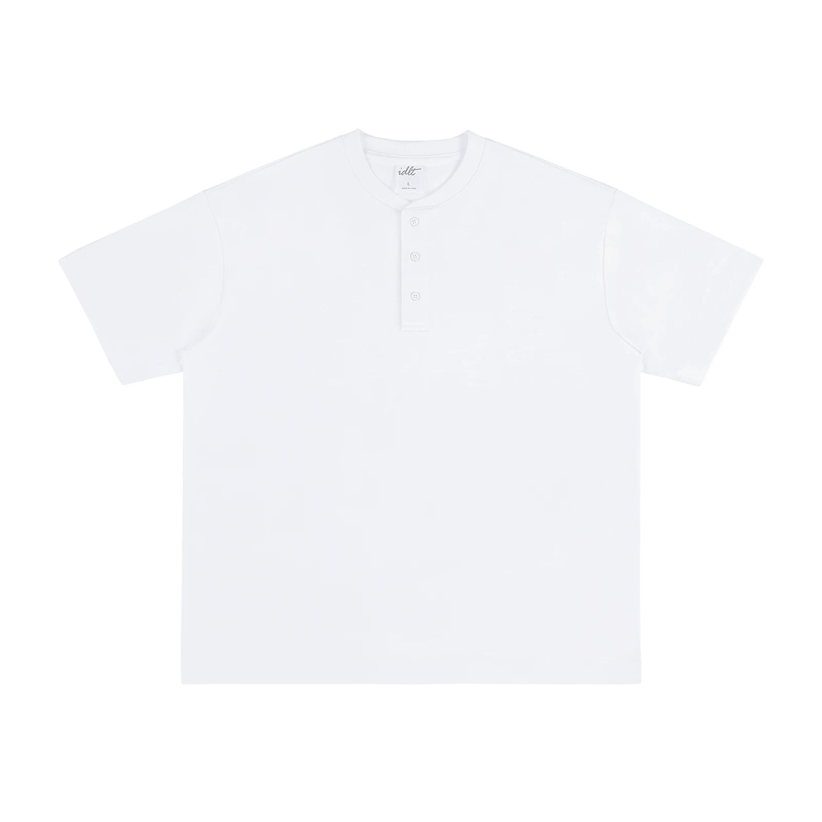 Core Crest Short-Sleeve Henley Tee