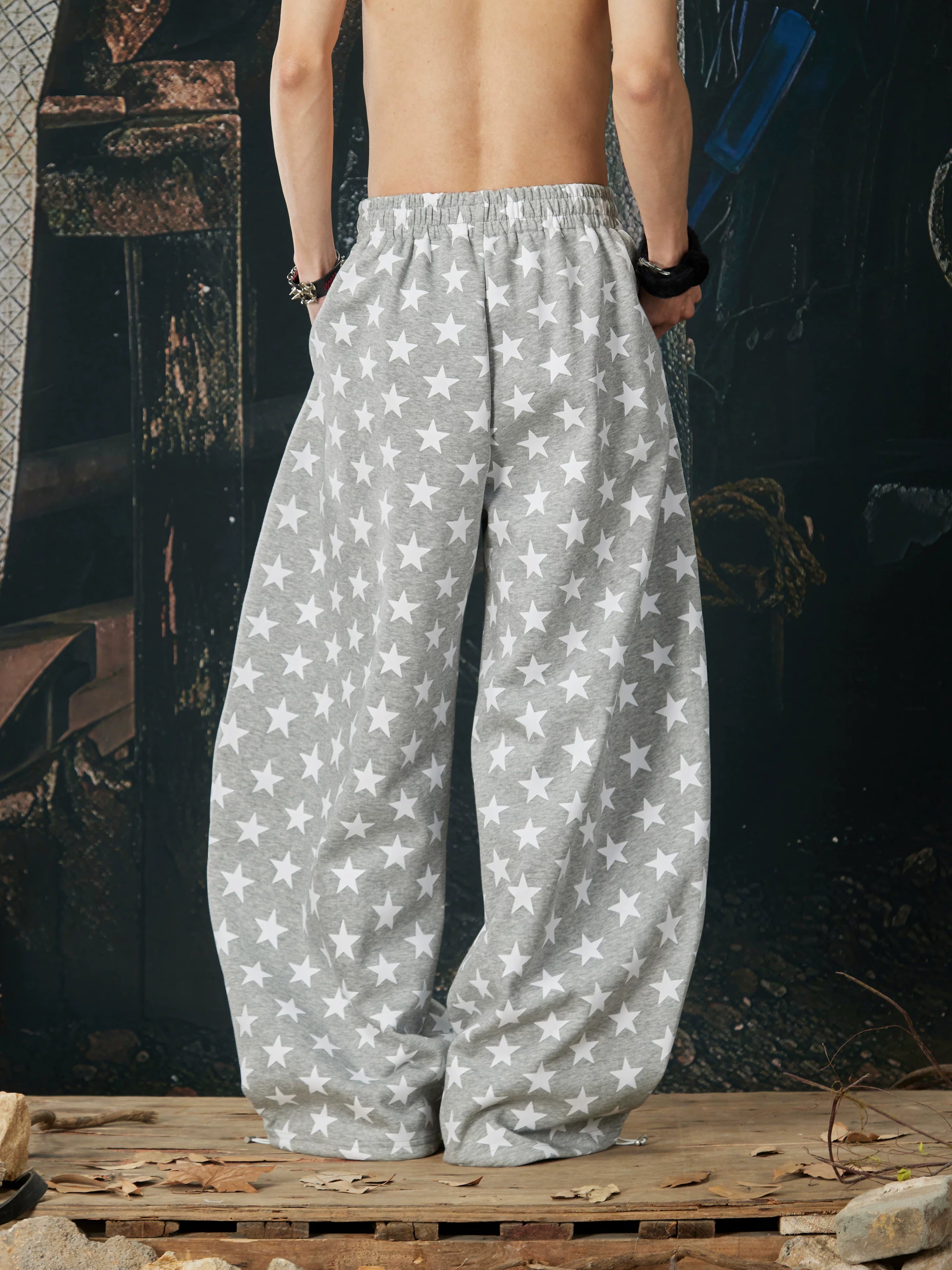Starlite Riot Wide‑Leg Track Pants