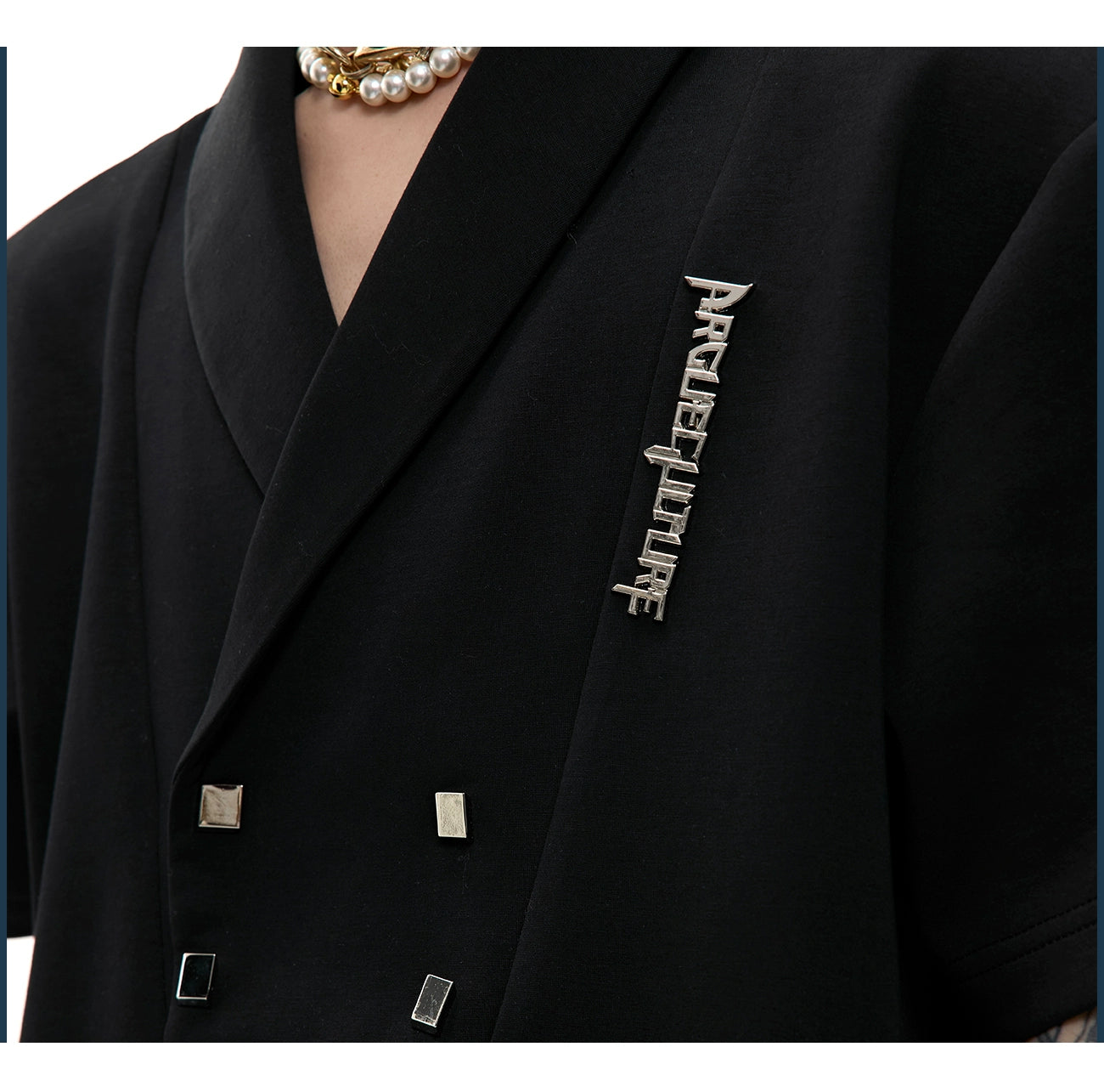 Metal Embellished Sports Suit