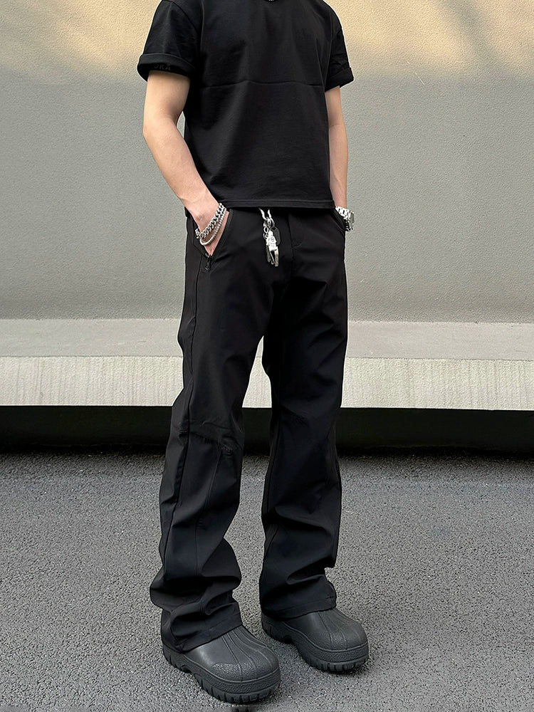 Cipher Jet Black Tech Pants