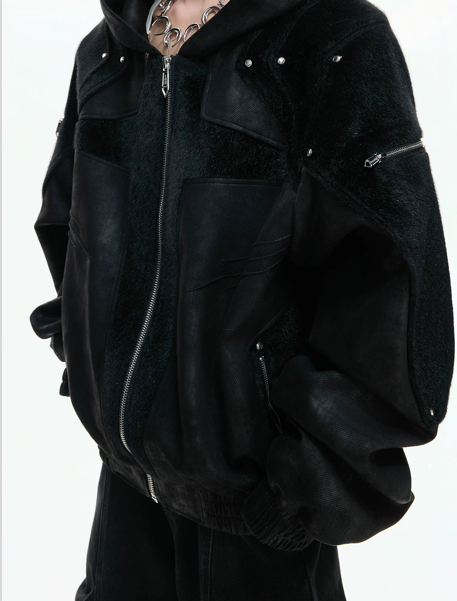 Obsidian Citadel Armored Fleece Hoodie