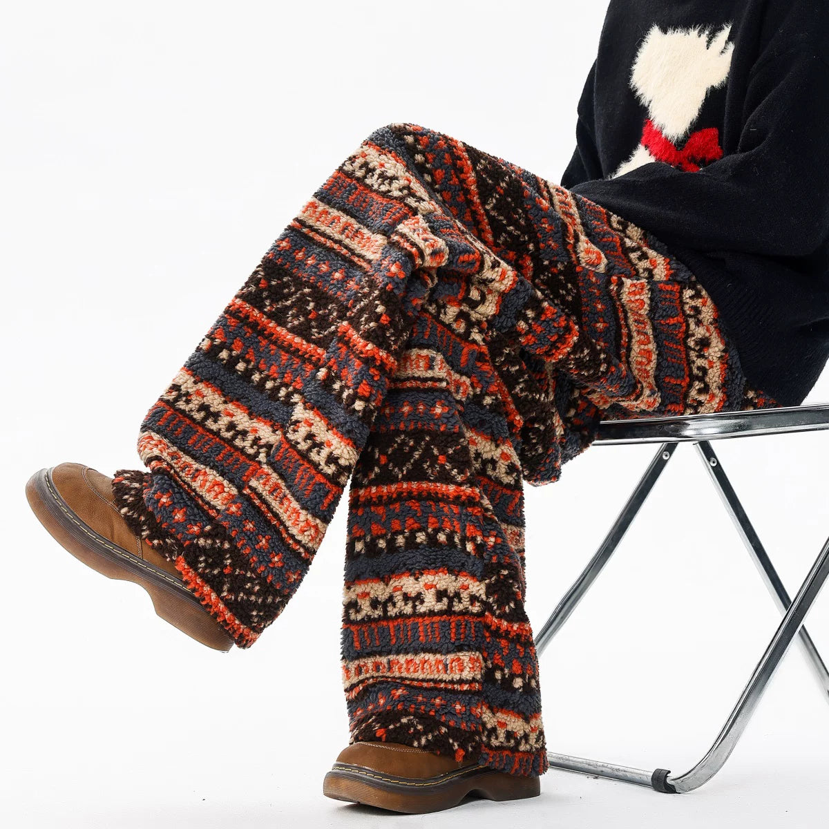 Ember Fairisle Fuzzy Lounge Pants