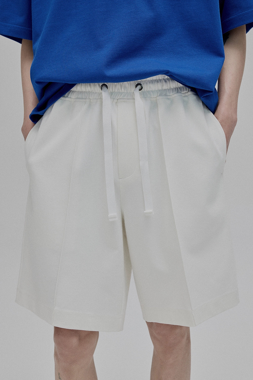 Pantalones completos/cortos de cordón recto