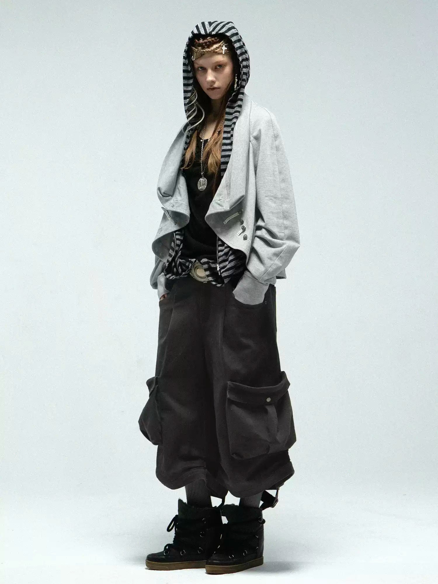 Layered Deconstructed Hoodie