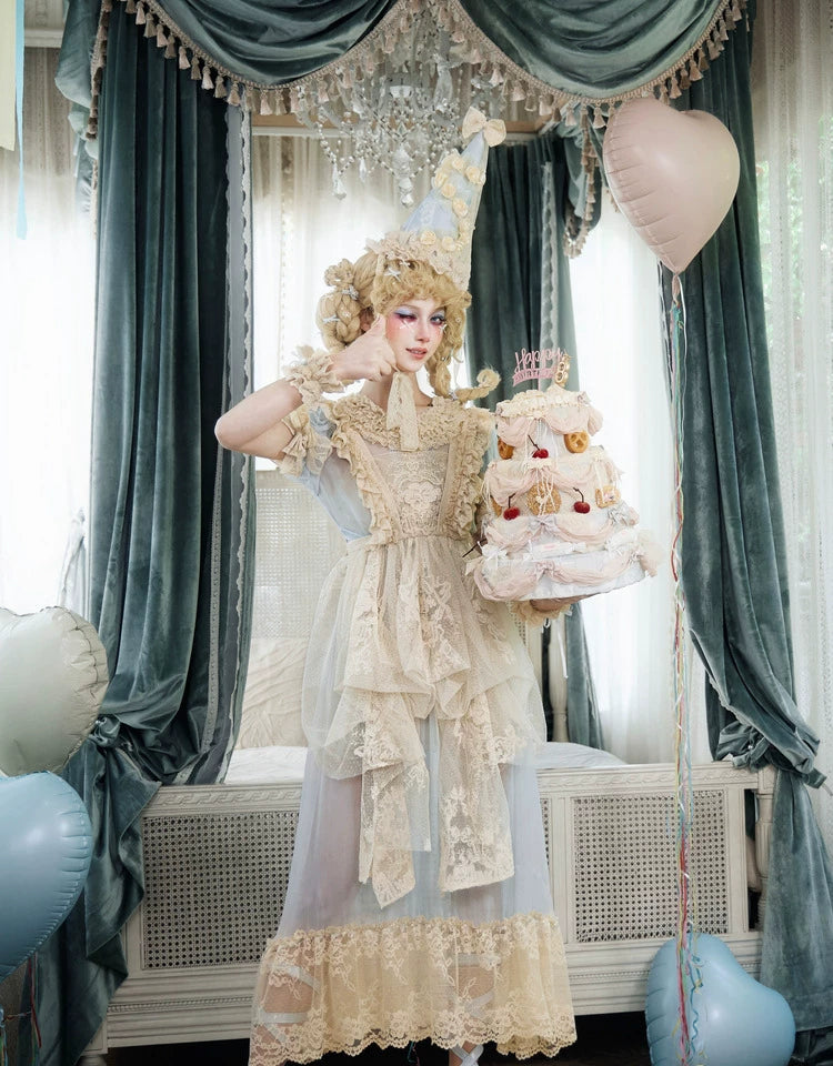Ruffle Lace Layered Fairy Dress