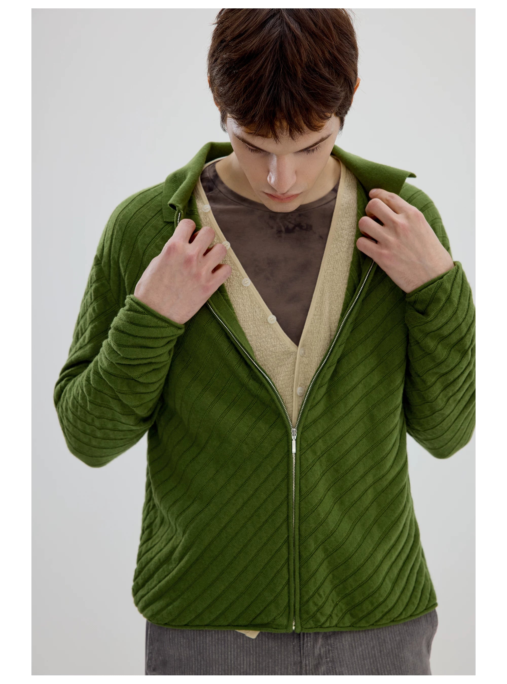 Quilted Zip-Up Jacket