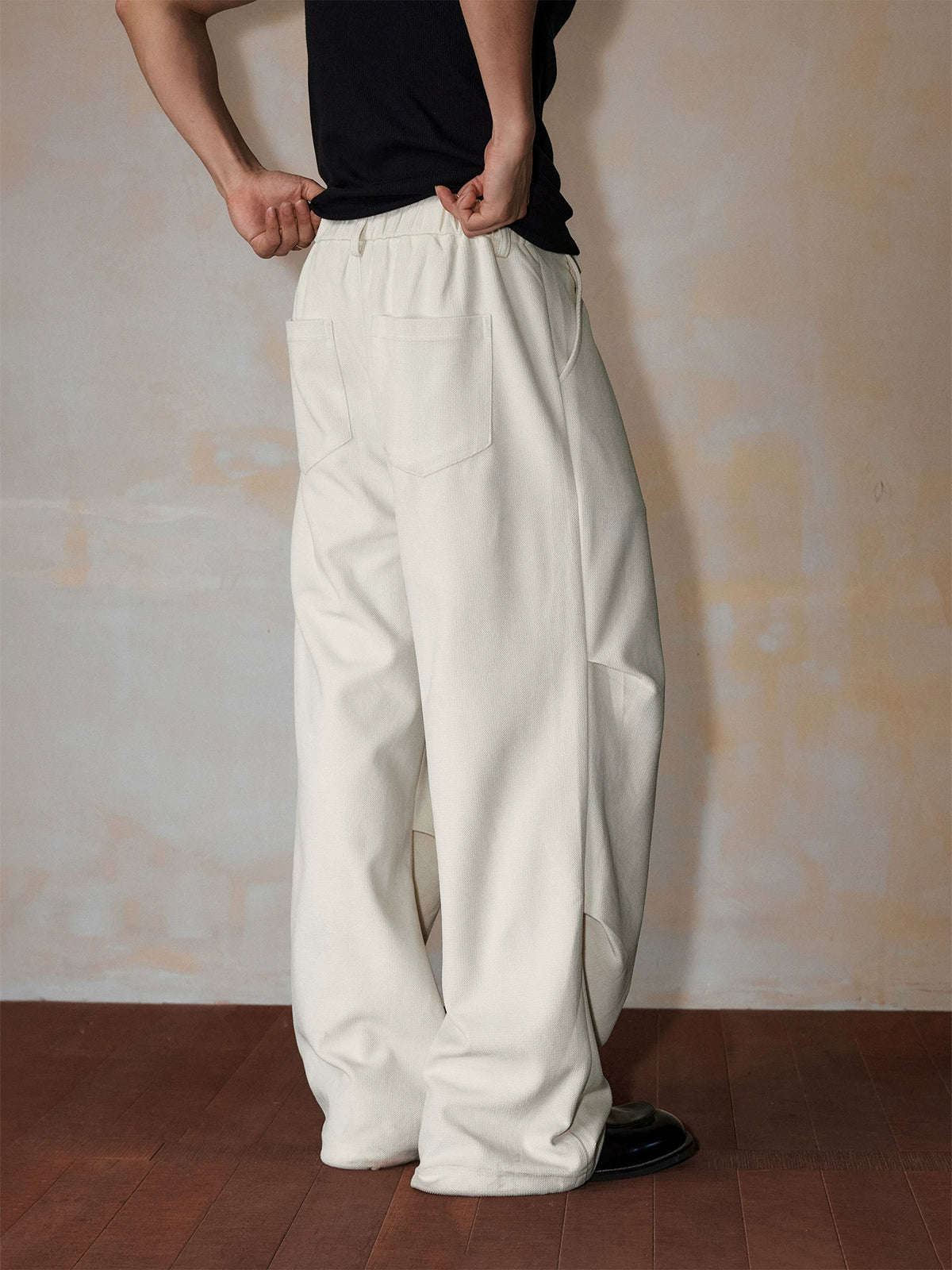 Archive Pleated Wide-Leg Trousers