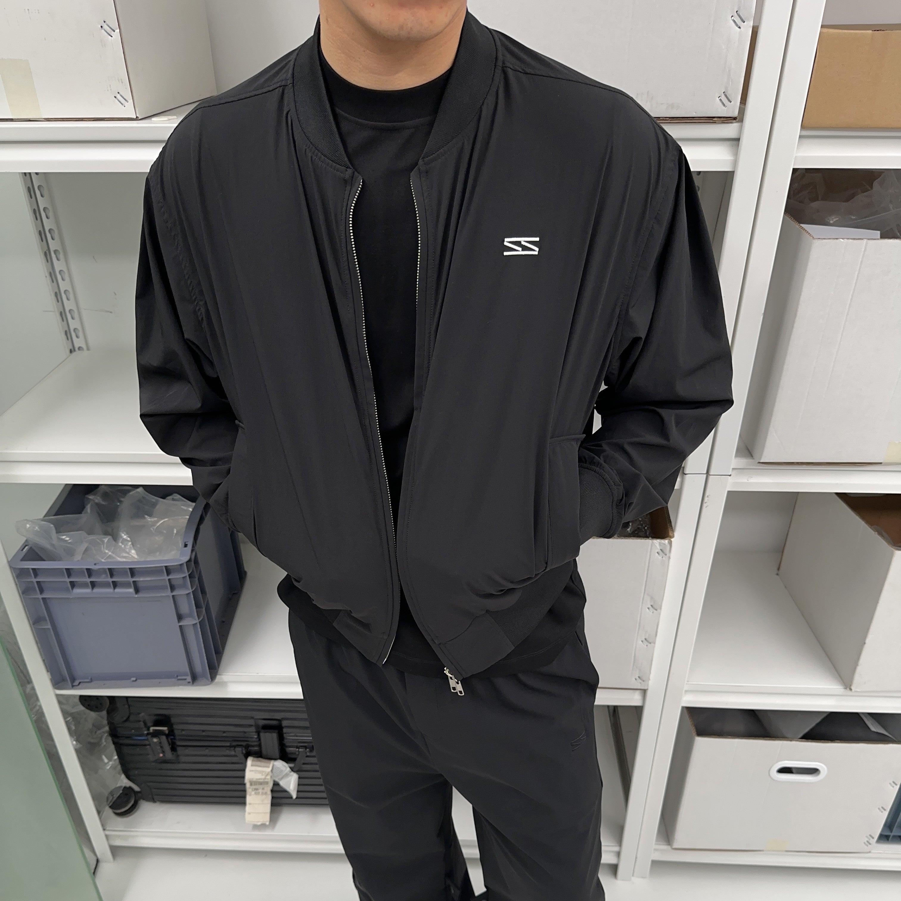 Wrinkle-Resistant Lightweight MA-1 Jacket