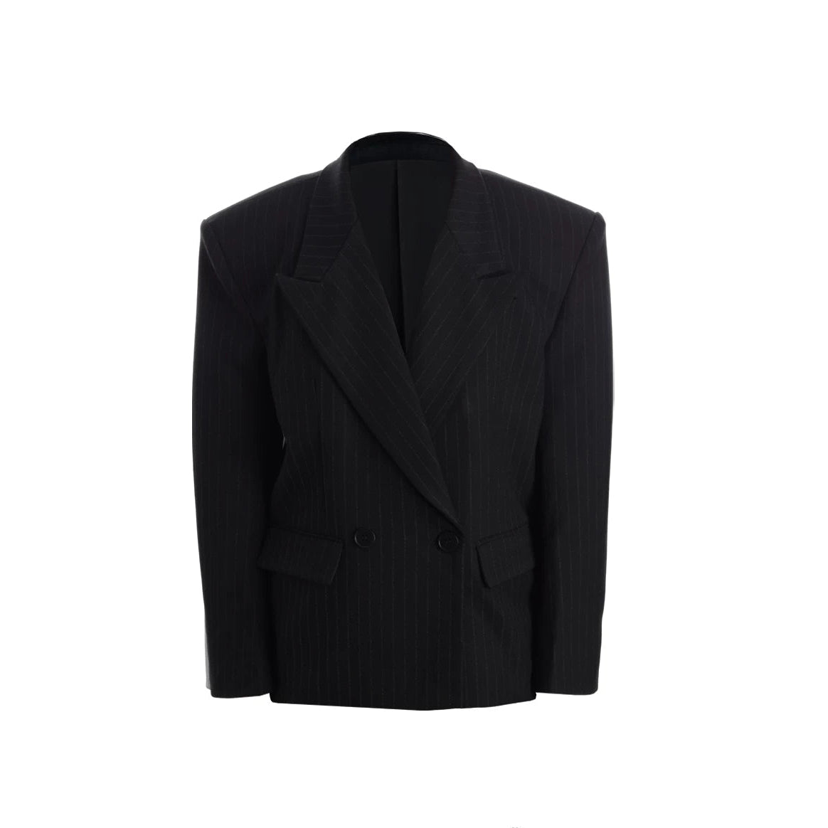 Midnight Syndicate Pinstripe Blazer