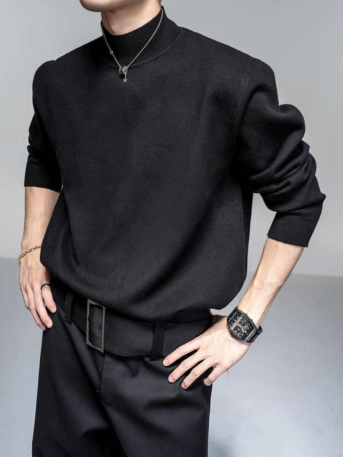 Frosted Mockneck Sweater