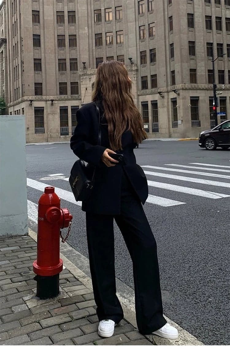 Black Designer Blazer: Slimming And Casual, Fall Collection - chiclara