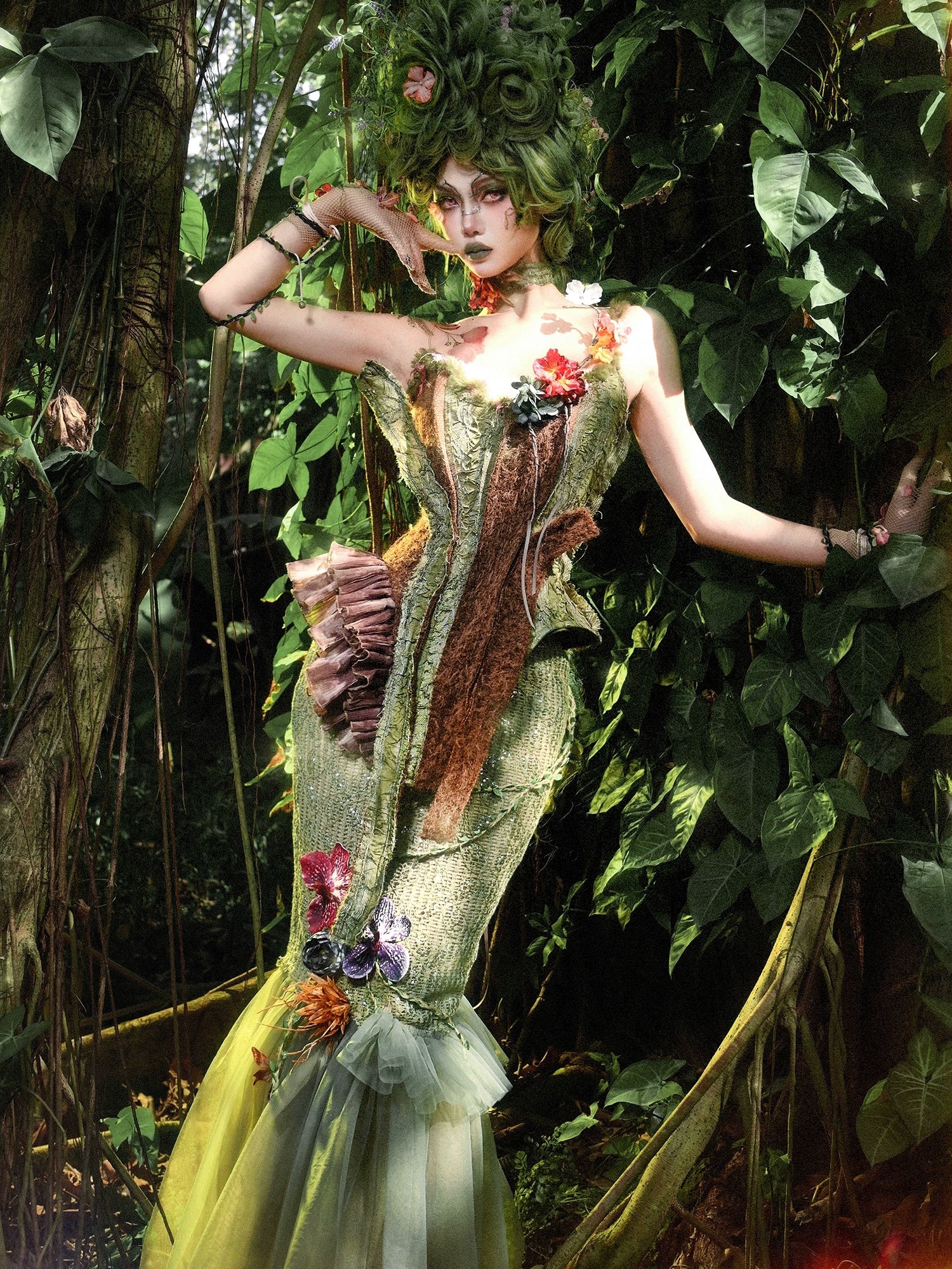 Woodland Fairy Mermaid Skirt