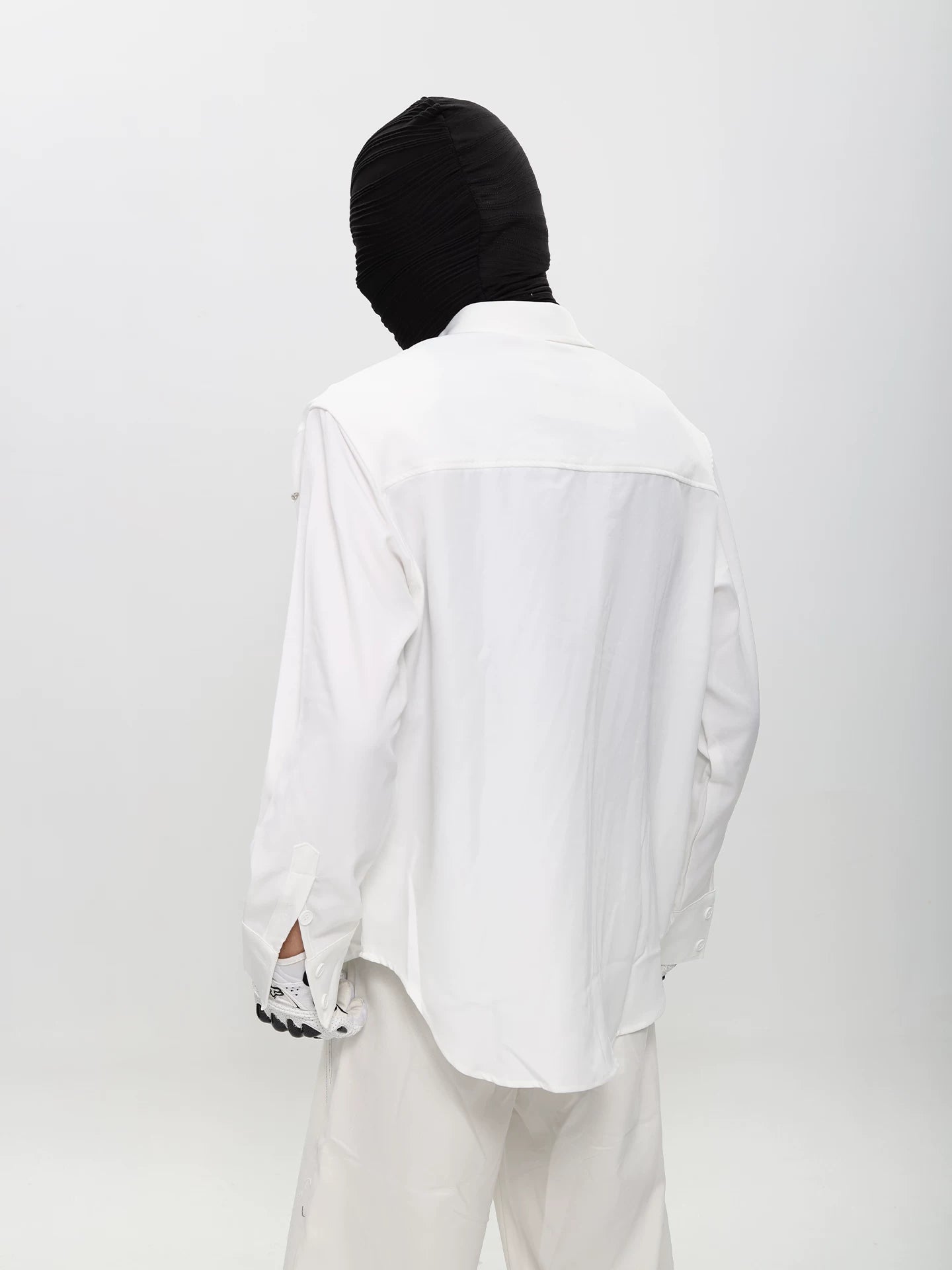 Stellar Drift Speckled Black Shirt