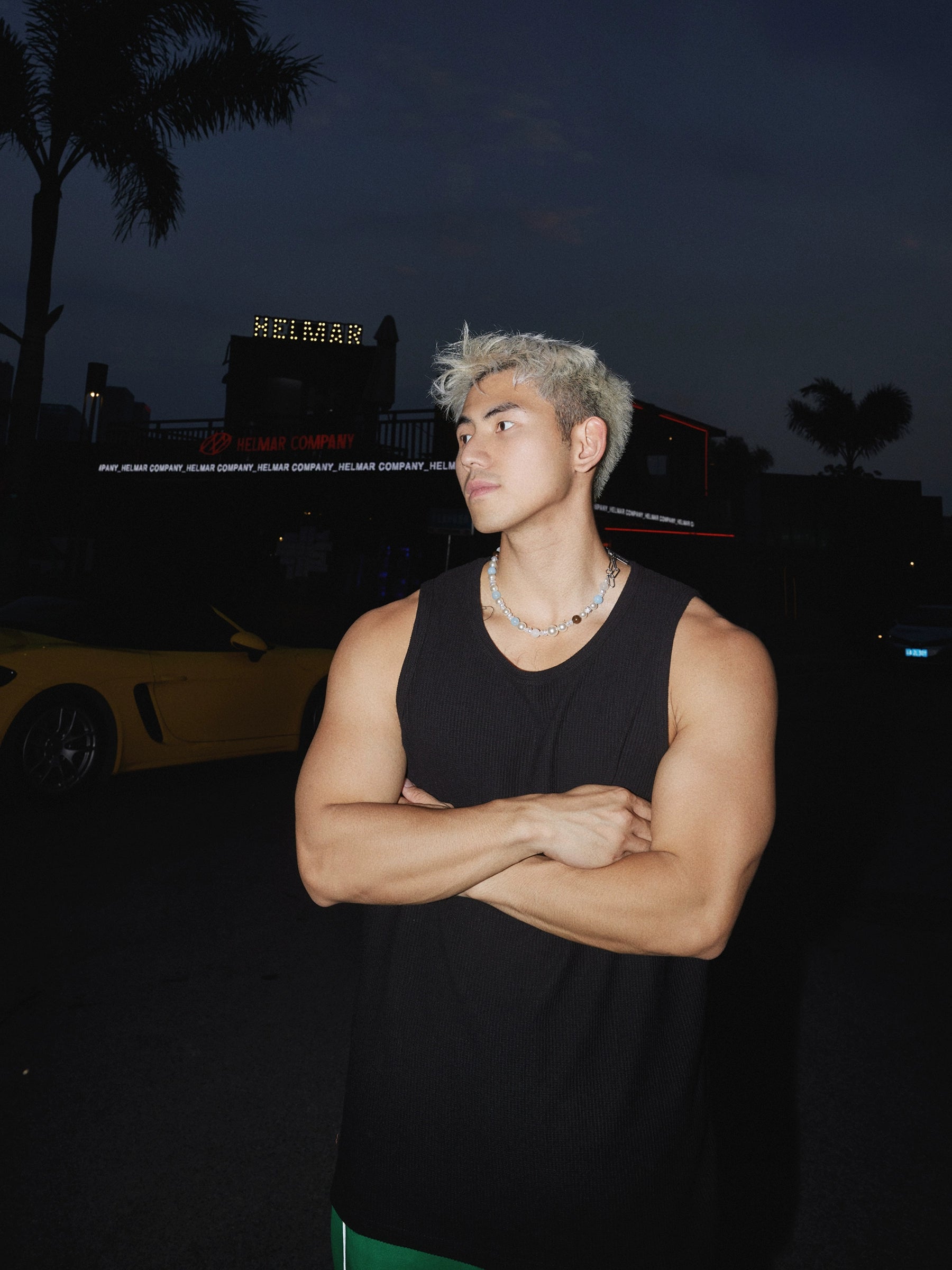 Textured Ribbed Tank Top