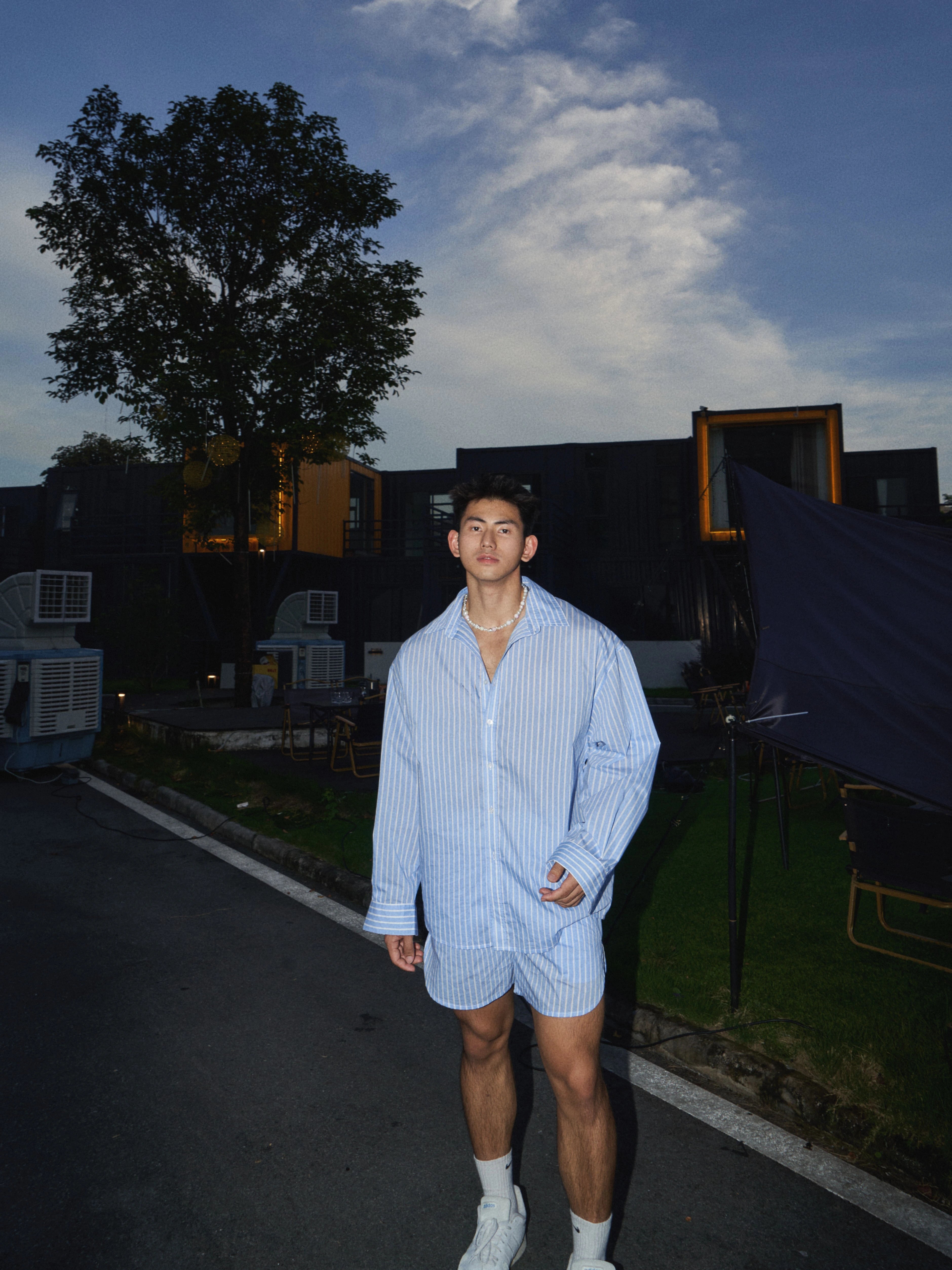 Casual Loose-Fitting Shirt Setup