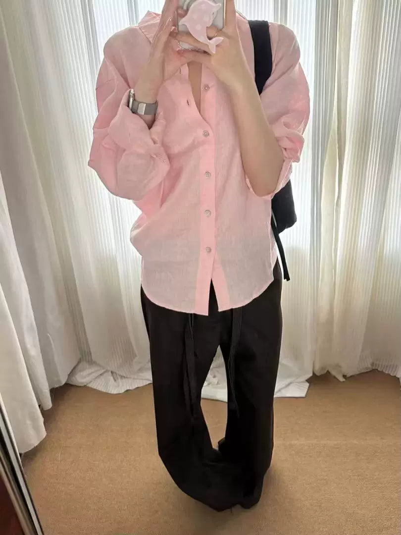 Roselle Relaxed Linen Shirt