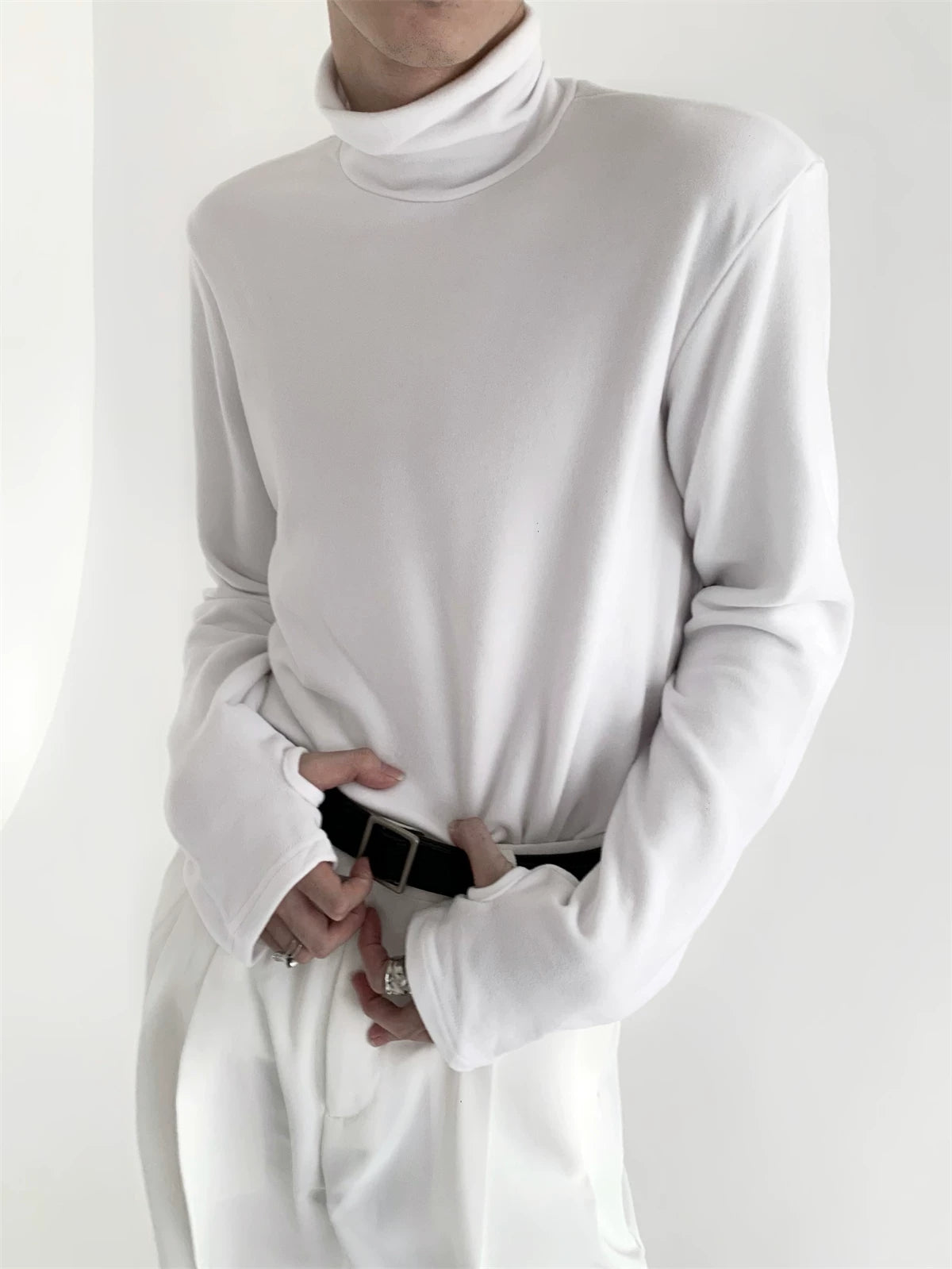 Slouch Turtleneck Top