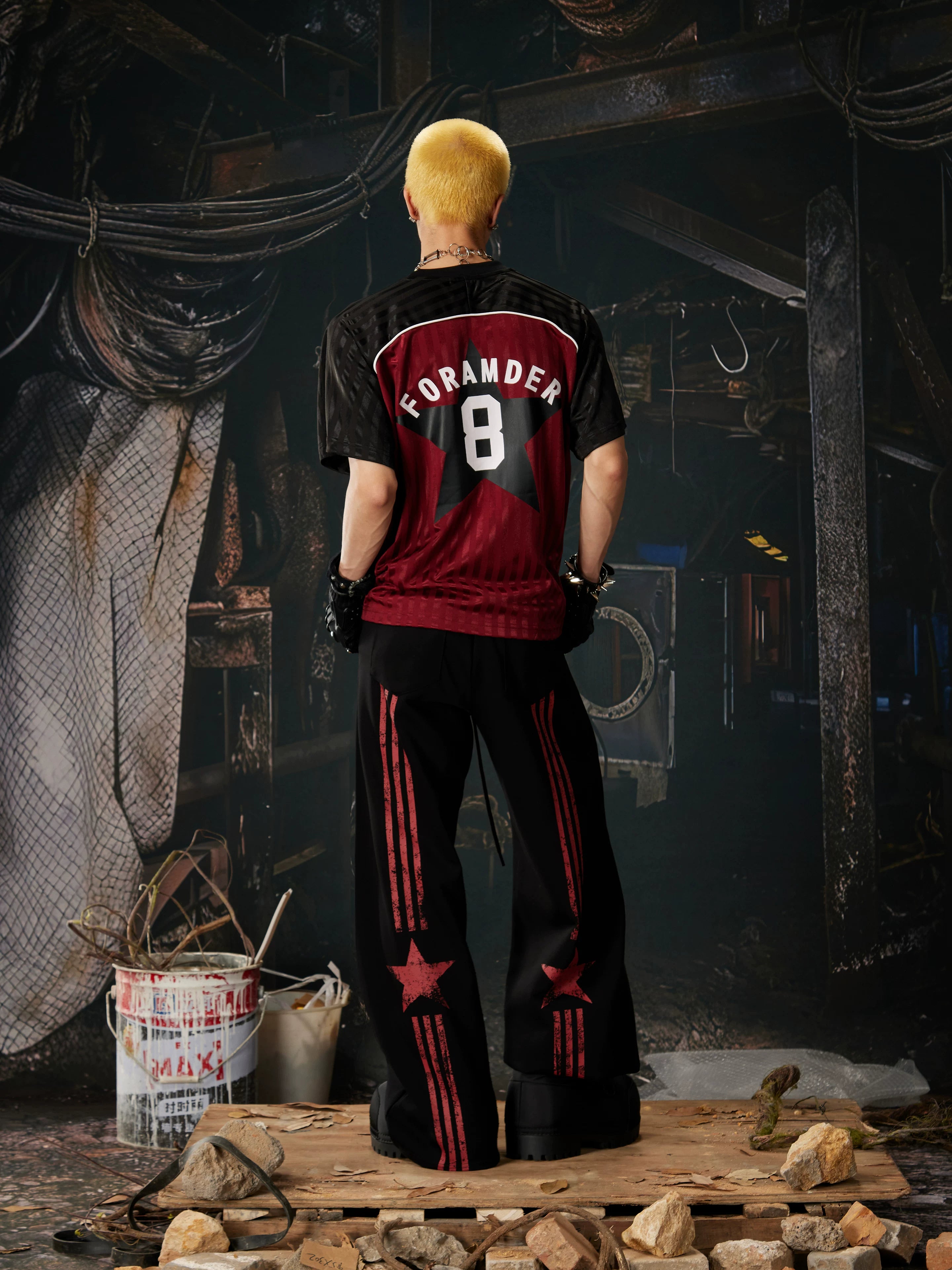 Starbound Script Varsity Stripe Sweatpants