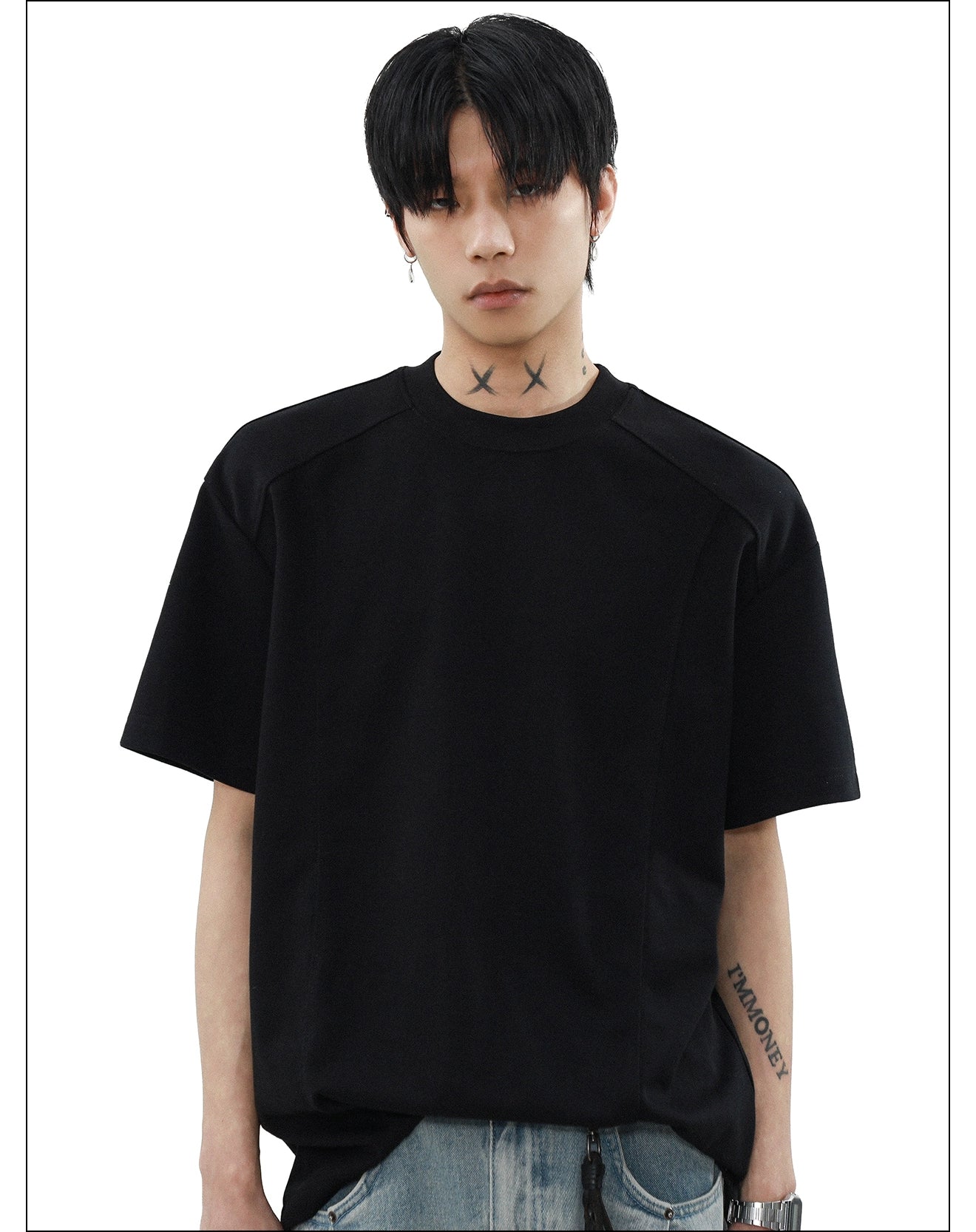 Silverline Seam Detail Relaxed Tee