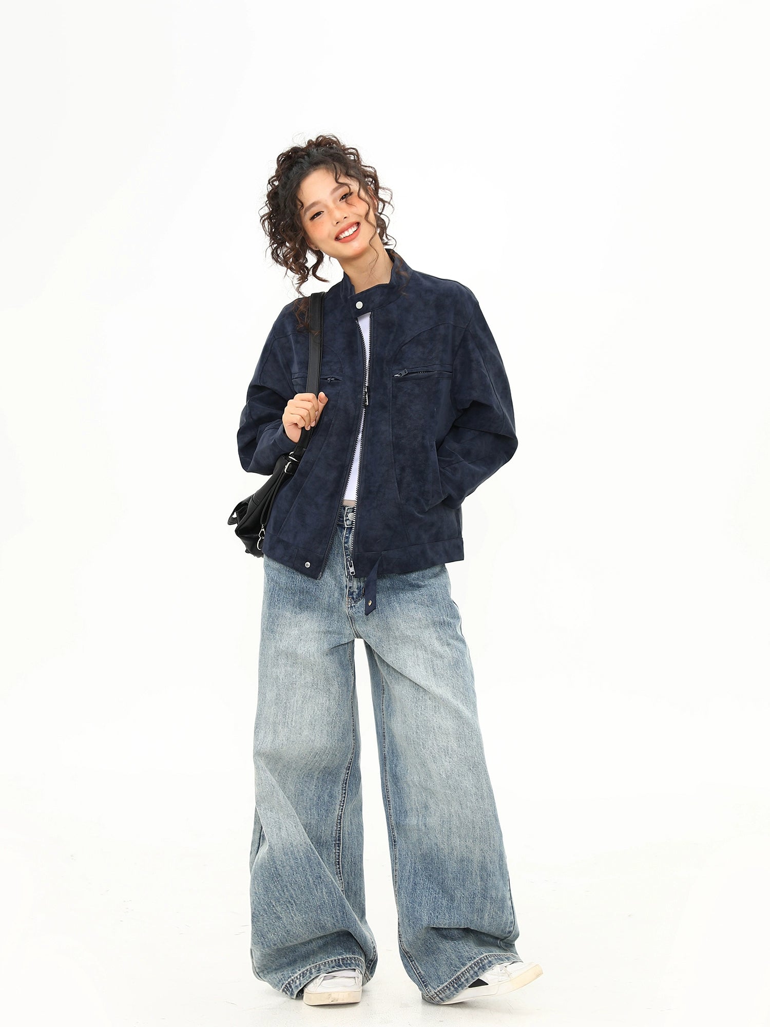 Drift Faux Suede Zip Jacket