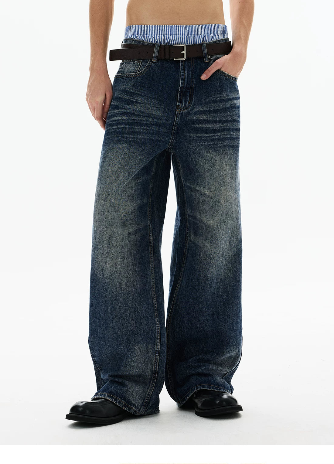 Drift Wash Wide Jeans