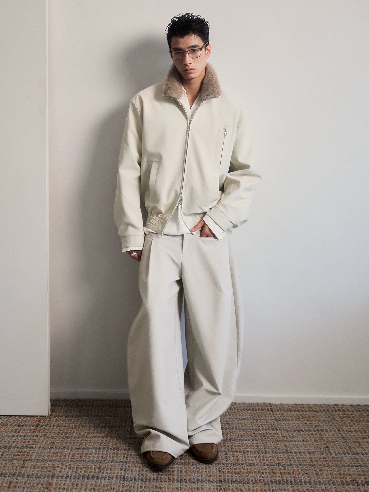 FrostDown Harbor Shearling Bomber