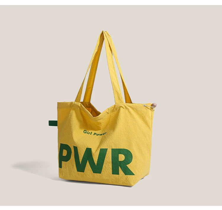 Girl Power PWR Canvas Tote