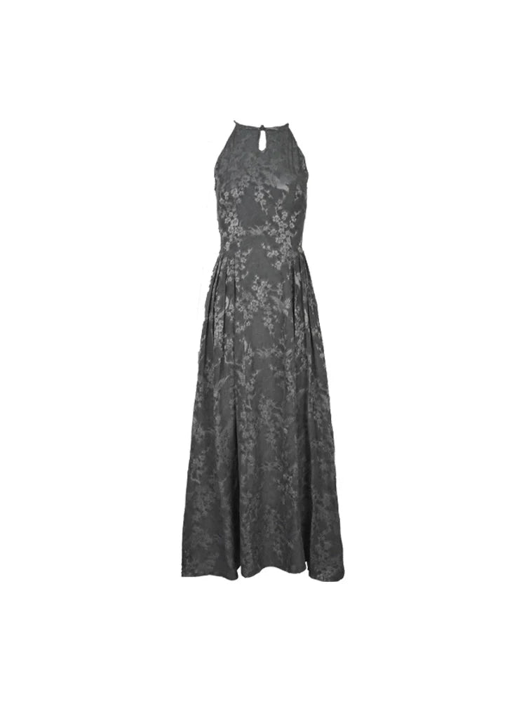 Halter Neck Maxi Dress