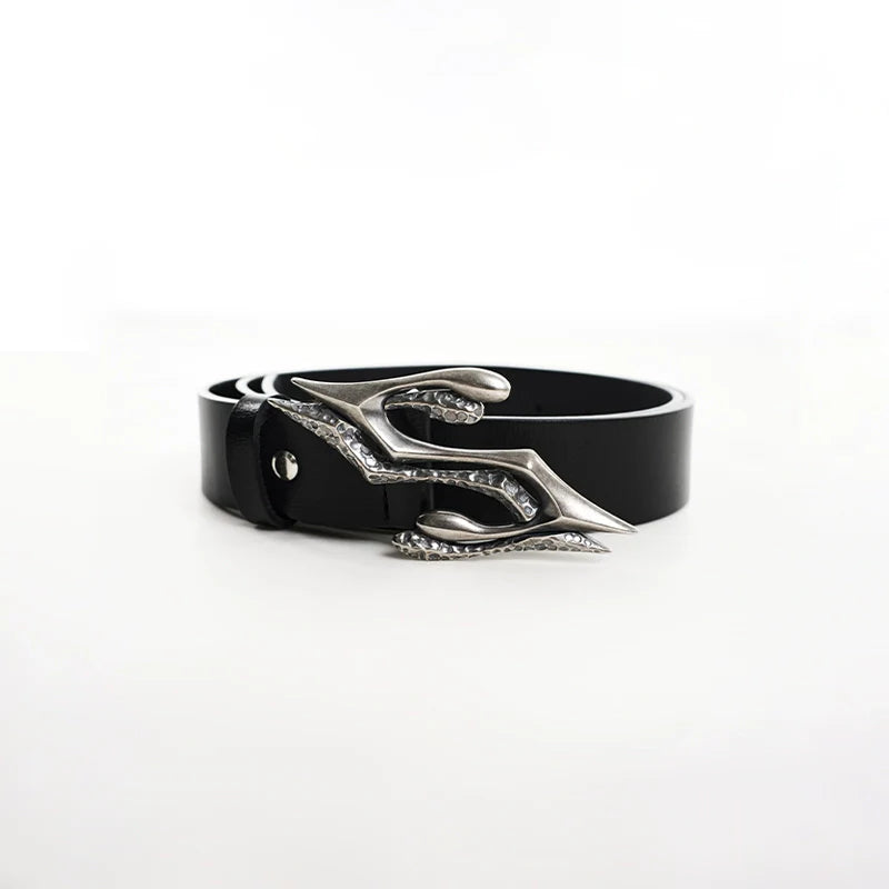 Silver Dragon Claw Belt Buckle