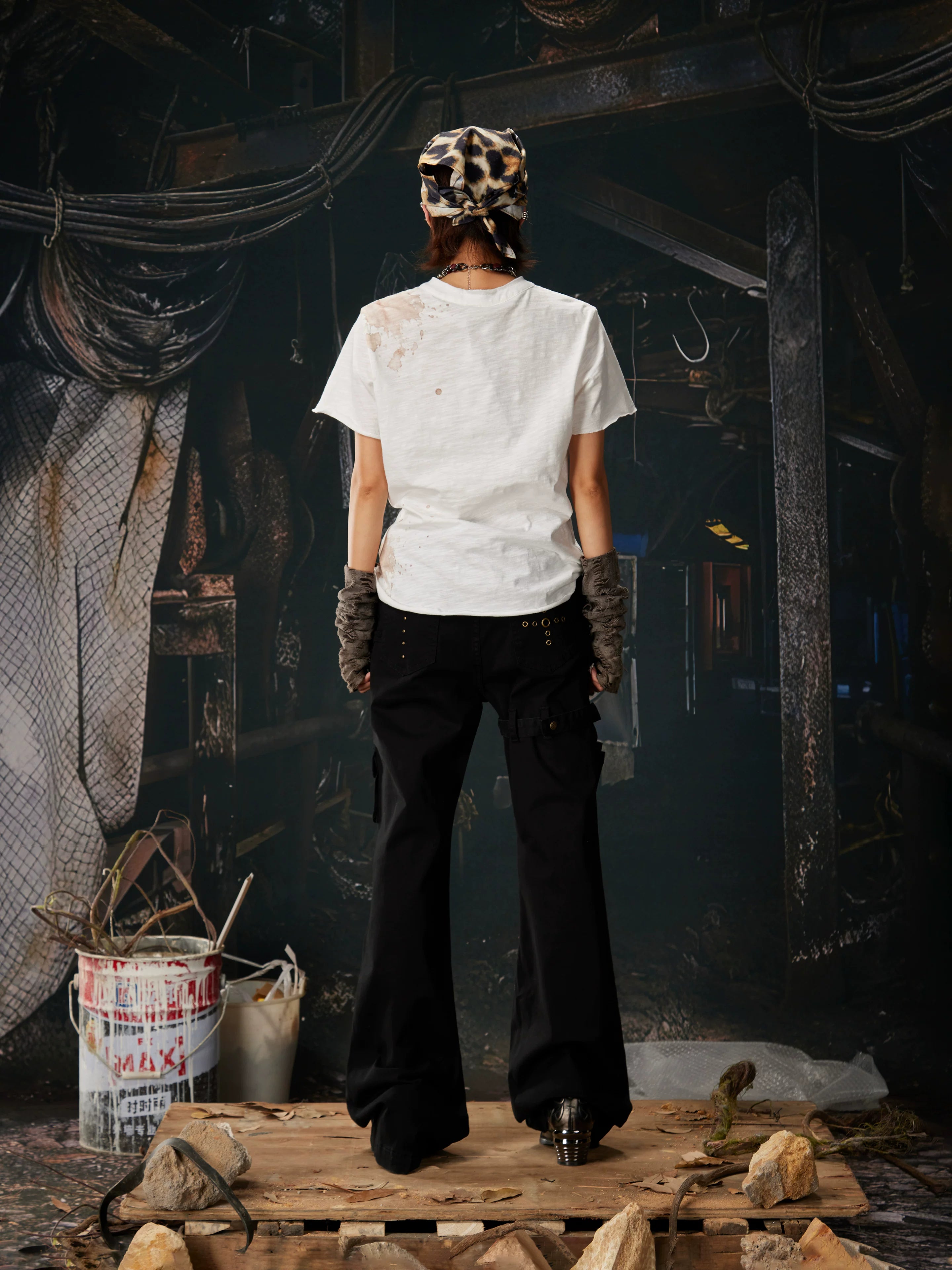 Fairytale Ruins Graphic Henley Tee