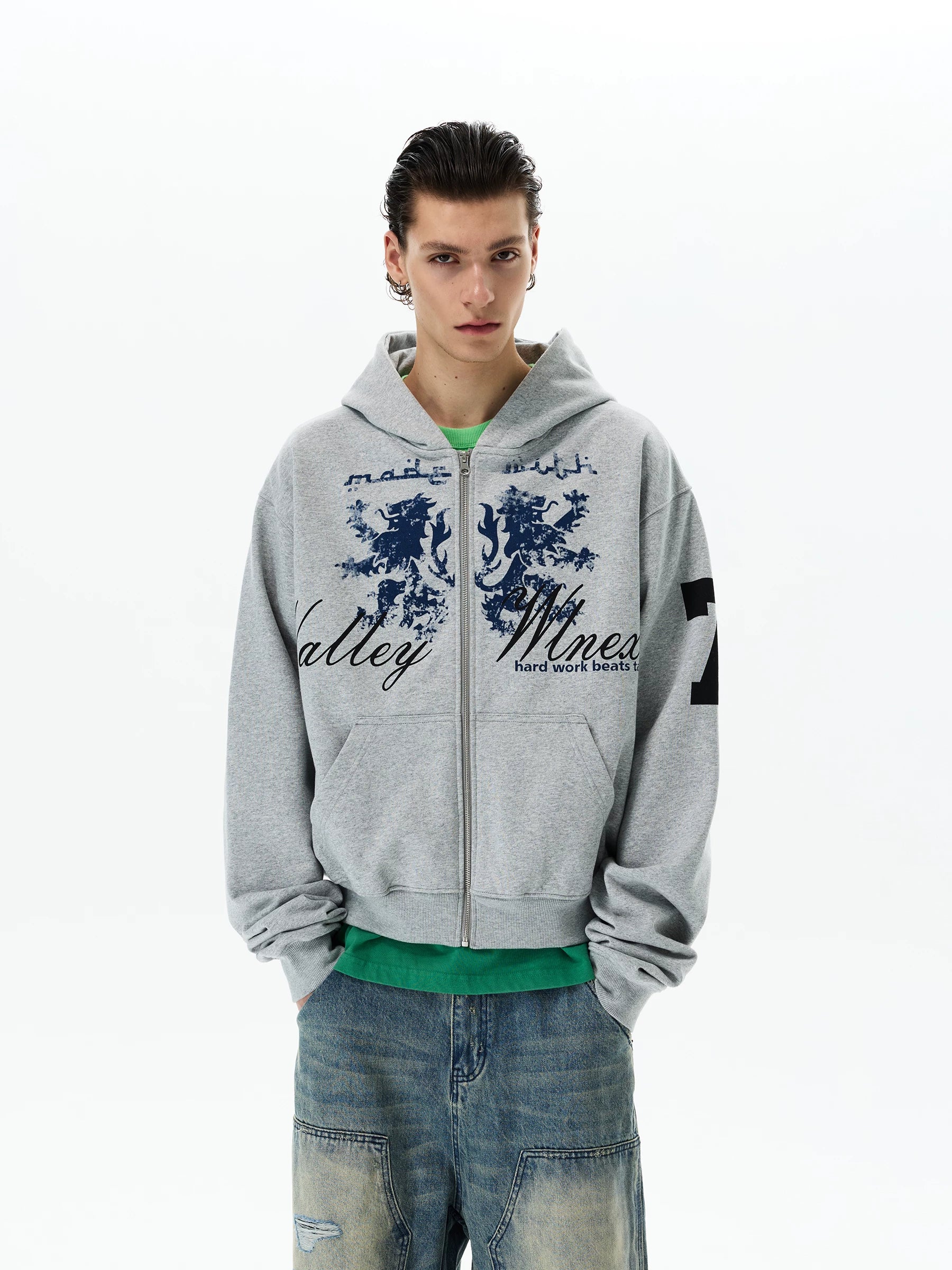 Valley Mines Crest Zip Hoodie