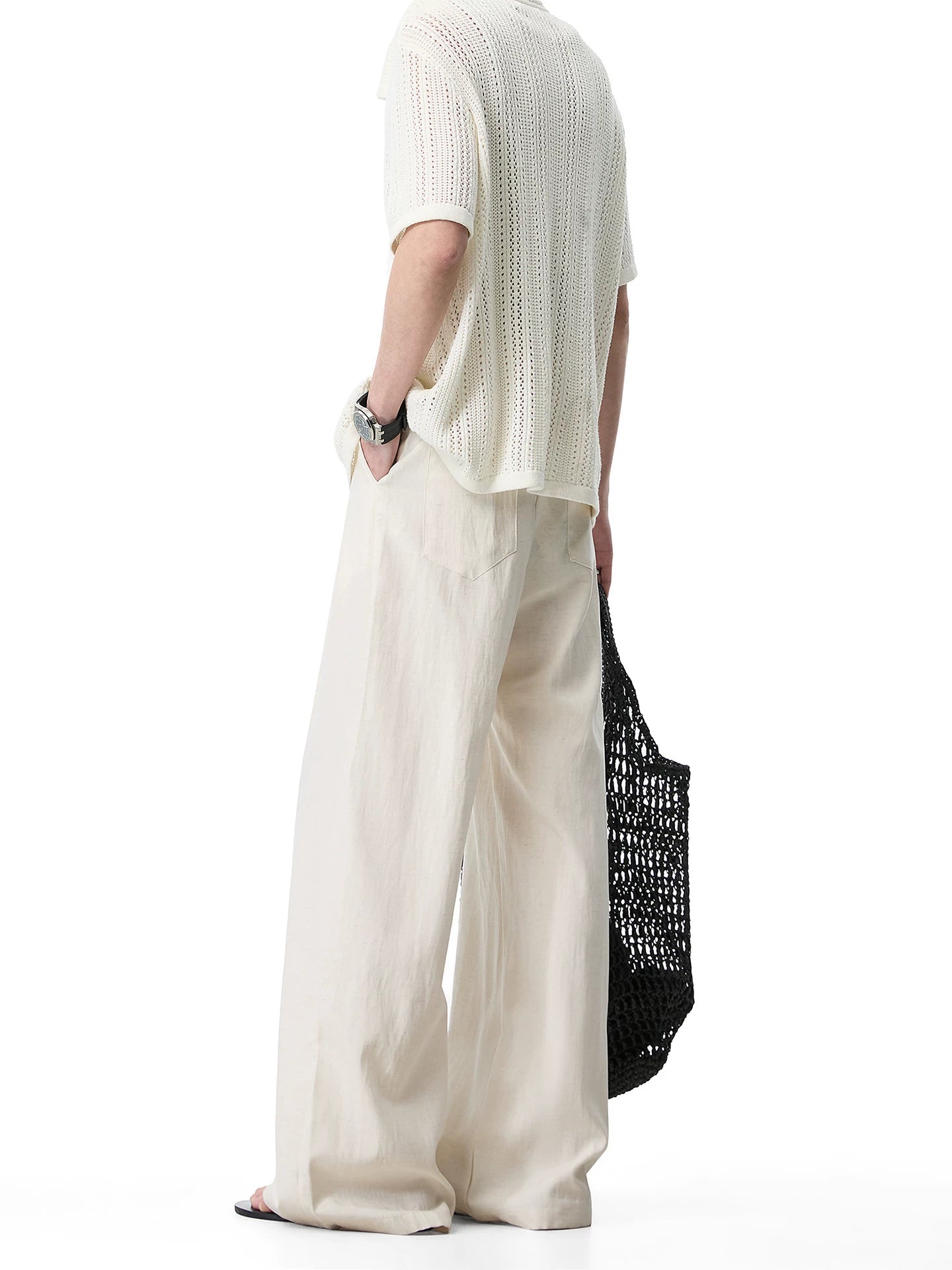Soft Drift Wide-Leg Trousers