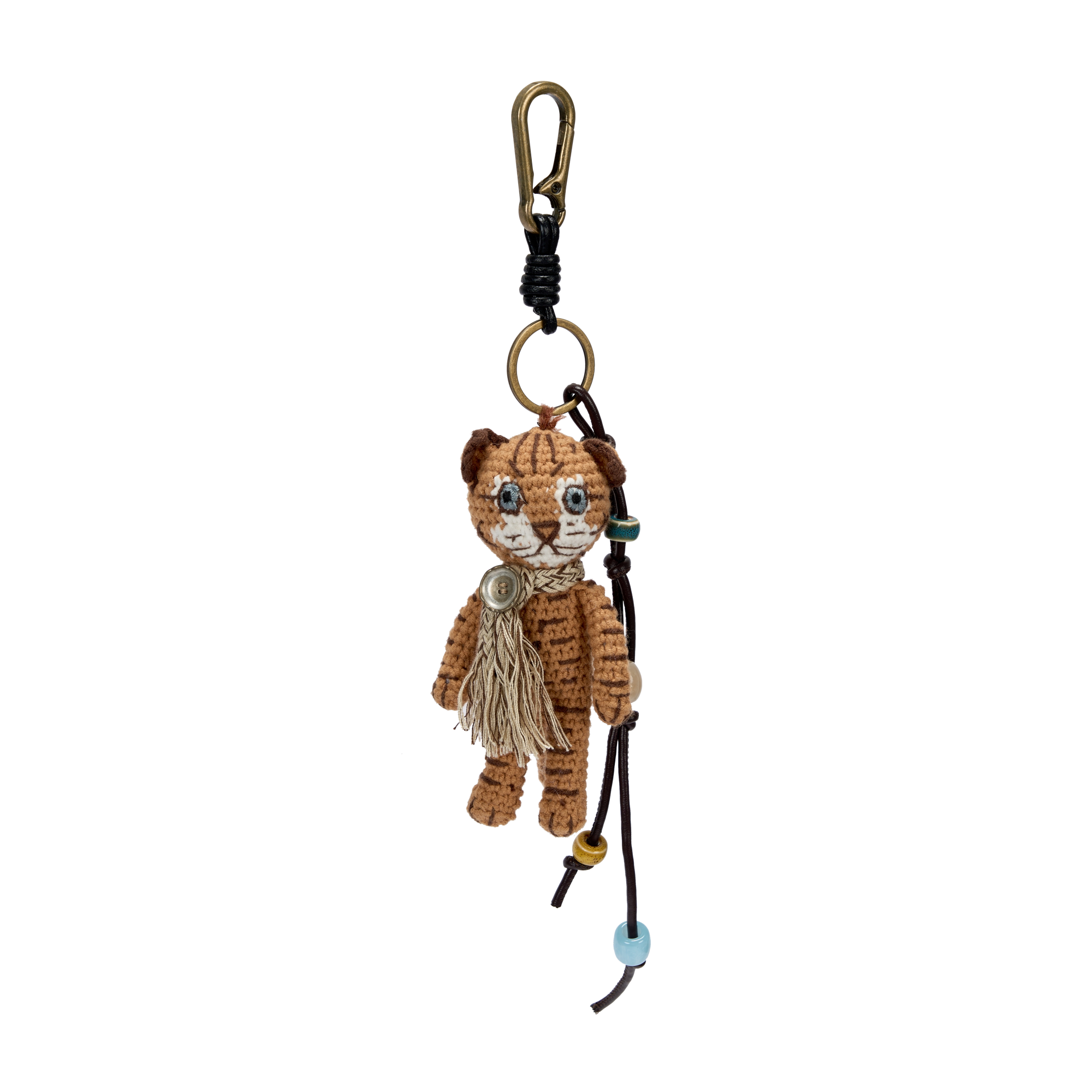 Forest Friends Crochet Charm Keychain