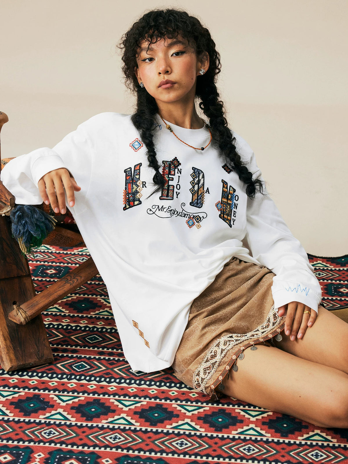 Nomad Mosaic Oversized Sweatshirt