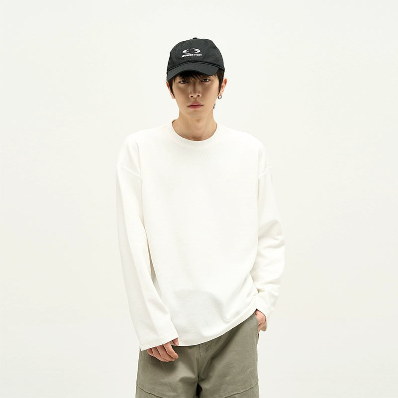 Long-Sleeve Crew Neck T-Shirt