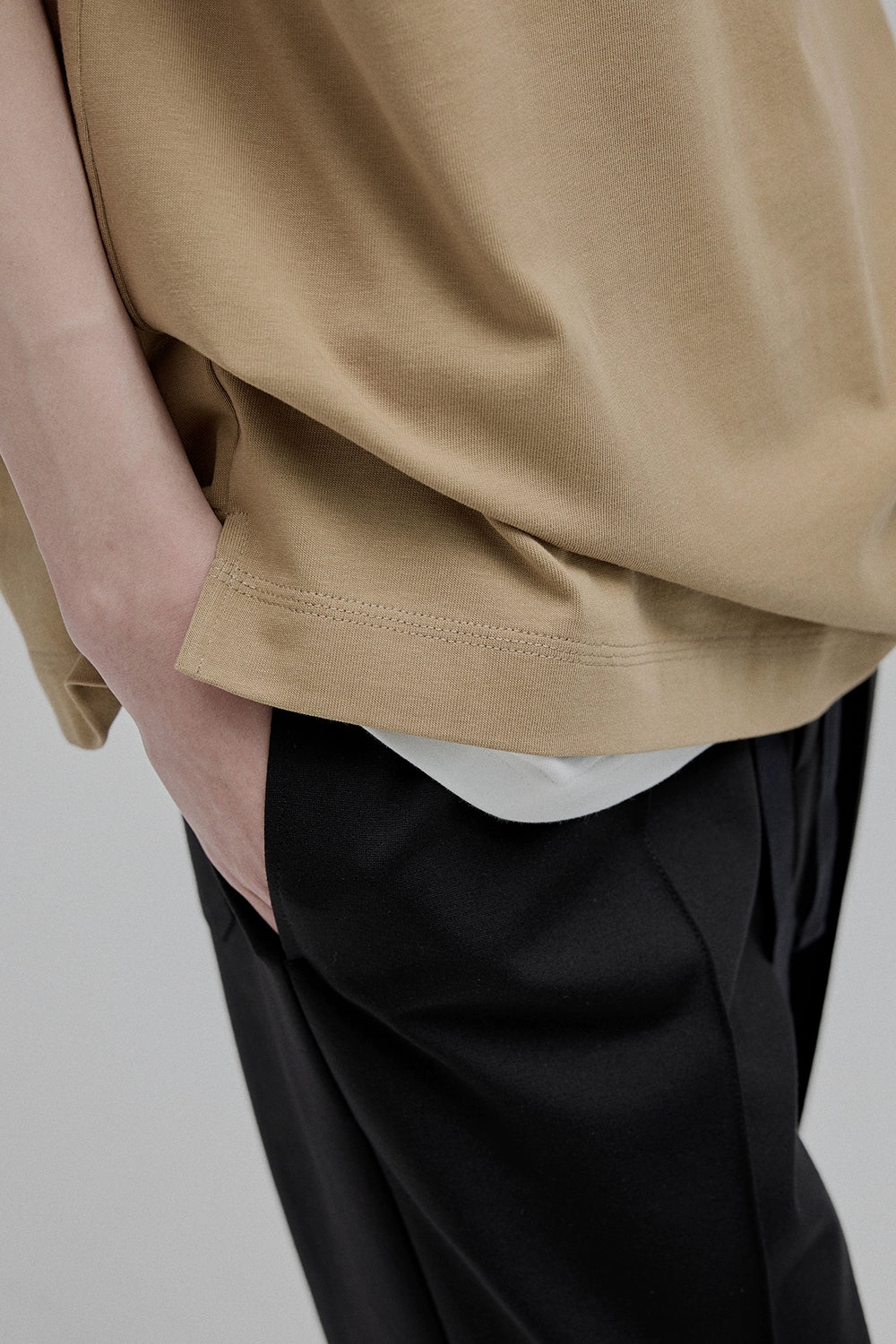Pantalones completos/cortos de cordón recto