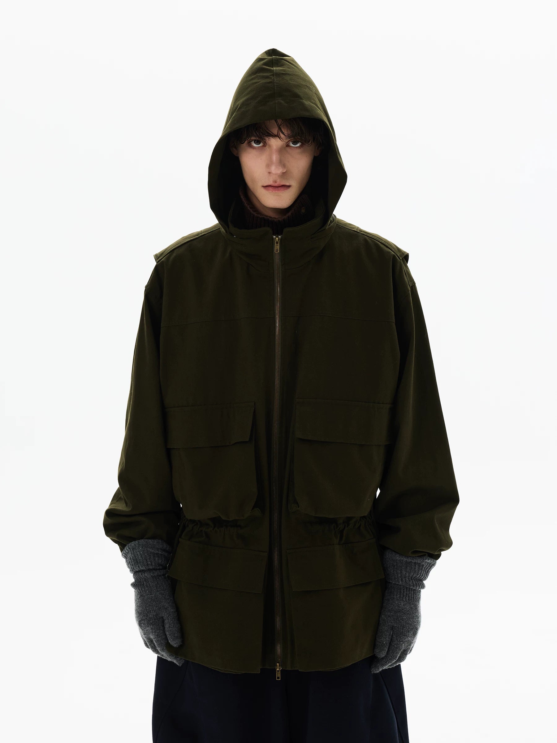 Midnight Signal Utility Zip Parka