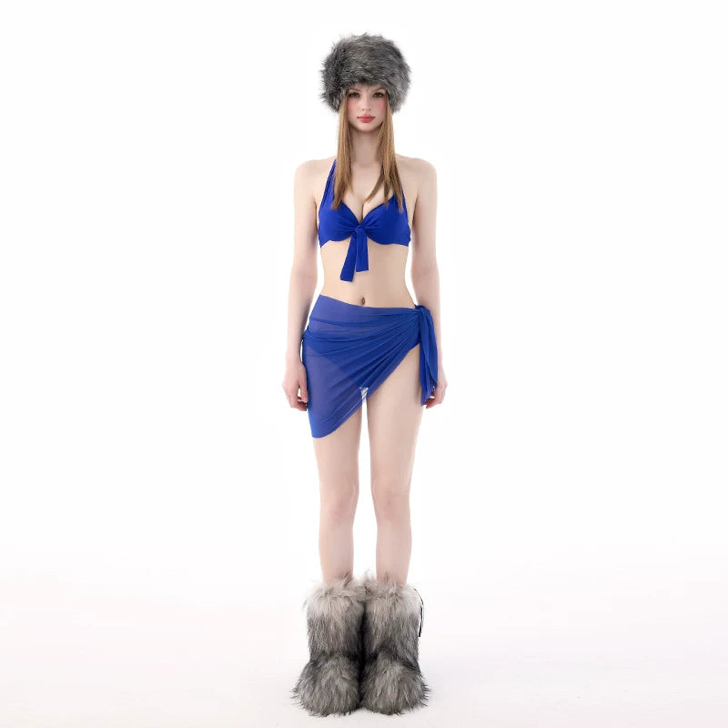 Glacier Siren Sapphire Bikini Set