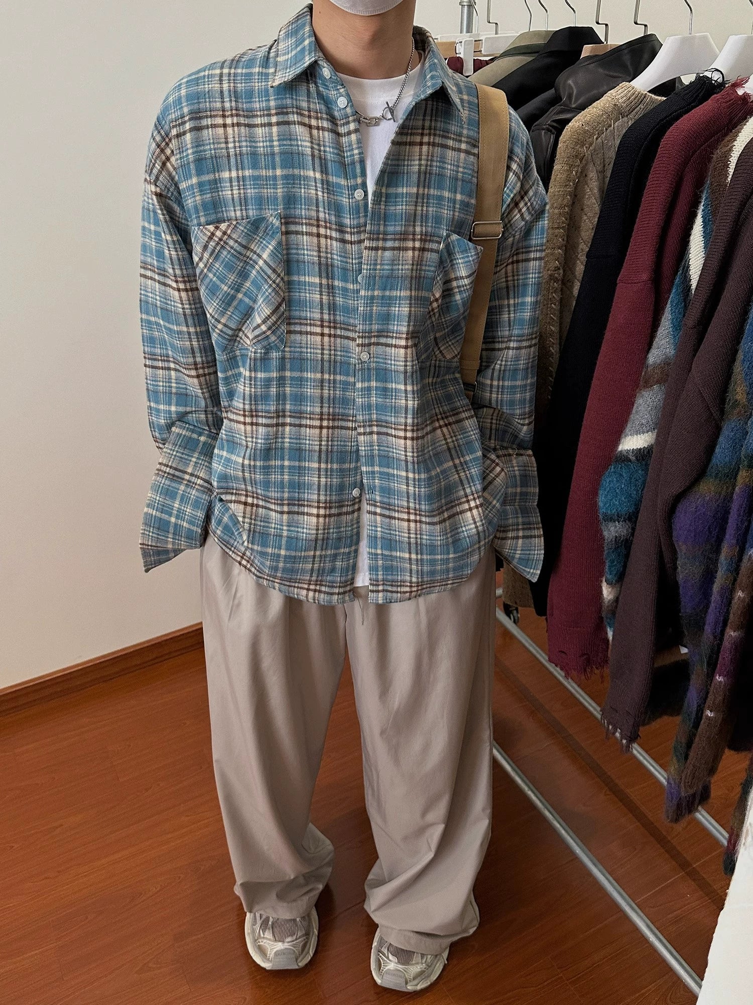Plaid Casual Flannel Shirt